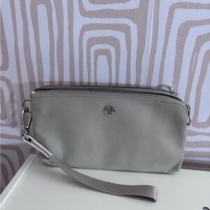 lululemon athletica Gray Wristlet Clutch